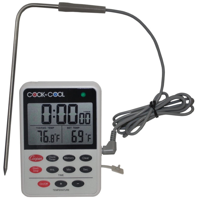 Cooper-Atkins DTT361-01 Digital Meat Thermometer, Cooling Thermometer (Cook N Cool - Cooking and Cooling Temperature Monitor) - Image 1
